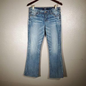 Silver super stretch suki mid boot cut jeans W 30